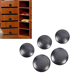 

10PC Black Kitchen Cabinet Wardrobe Handle Solid Single Hole Furniture Parts Hardware Accessories Drawer Door Handle