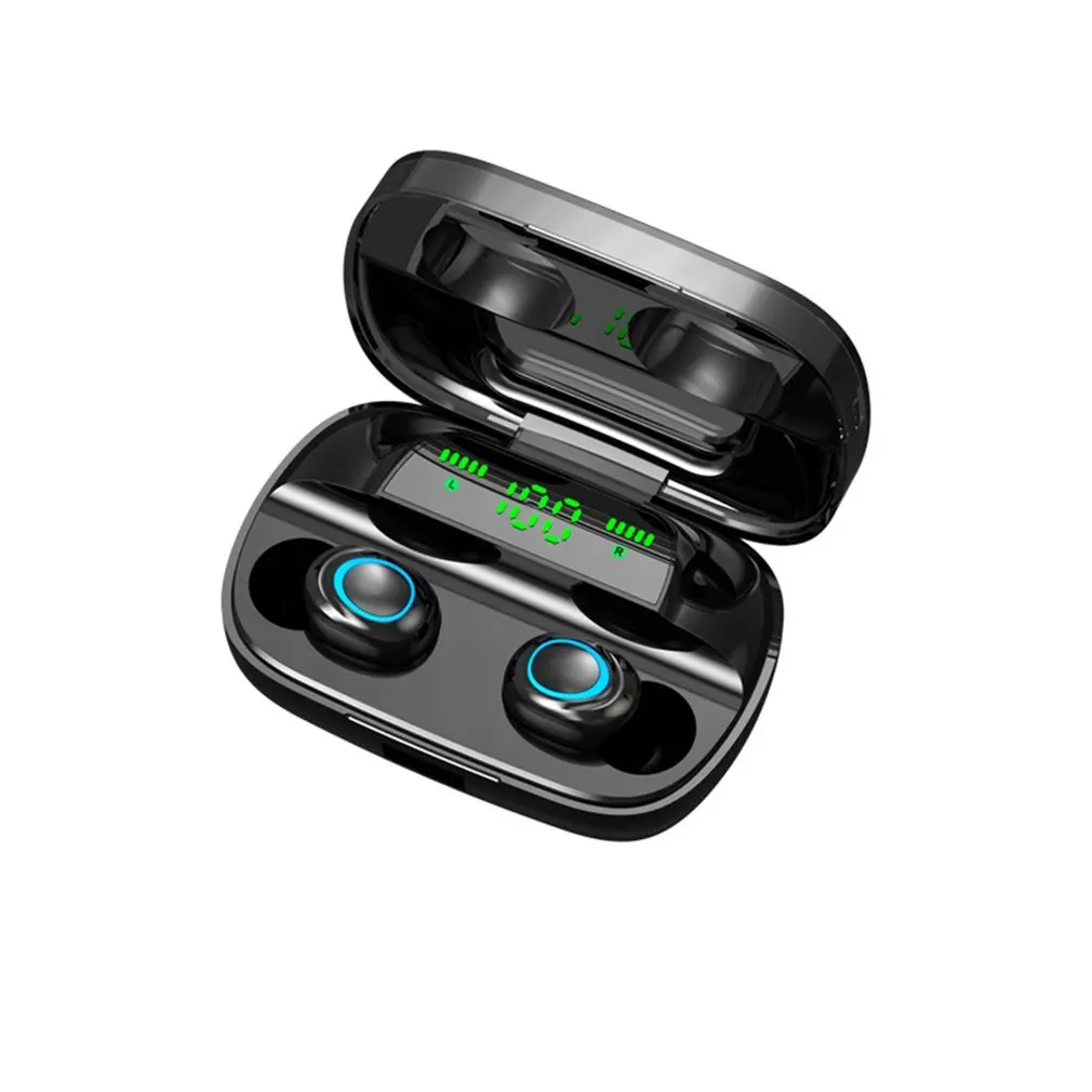 S11 Wireless Earphones With Charging Case Touch Control Earbuds 9D Stereo Music Headset 3500Mah Power Bank
