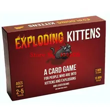 Настольная игра для котенка Рыжий кот-оригинальное издание черный Кот-NSFW Edition explode and first expansion семейные вечерние карточные игры