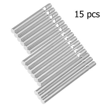 

15Pcs Solid Wind Chimes Aluminium Tube Kit Wind Chimes Tube Accessories Hanging Tube Sound Making Tube Kit for Home DIY