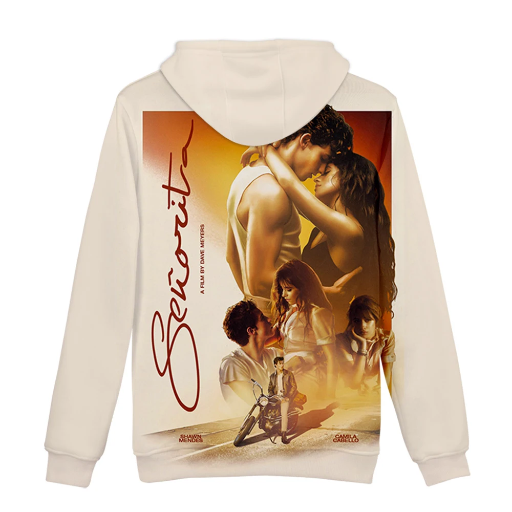 Senorita Camila Cabello& shawn mendes 3D Harajuku hoodies Sweatshirt New Women/men/Kids Parent-child Hoodies Sweatshirt