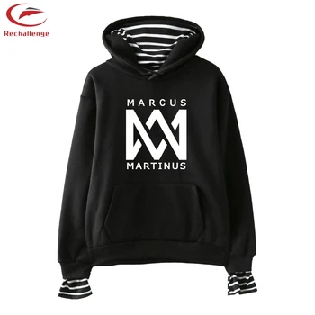 

Marcus and Martinus 2018 two pieces Hoodies Women's Warm Sweatshirt Martinus Keep Warm New Style Ouewear Casual Sweatshirt