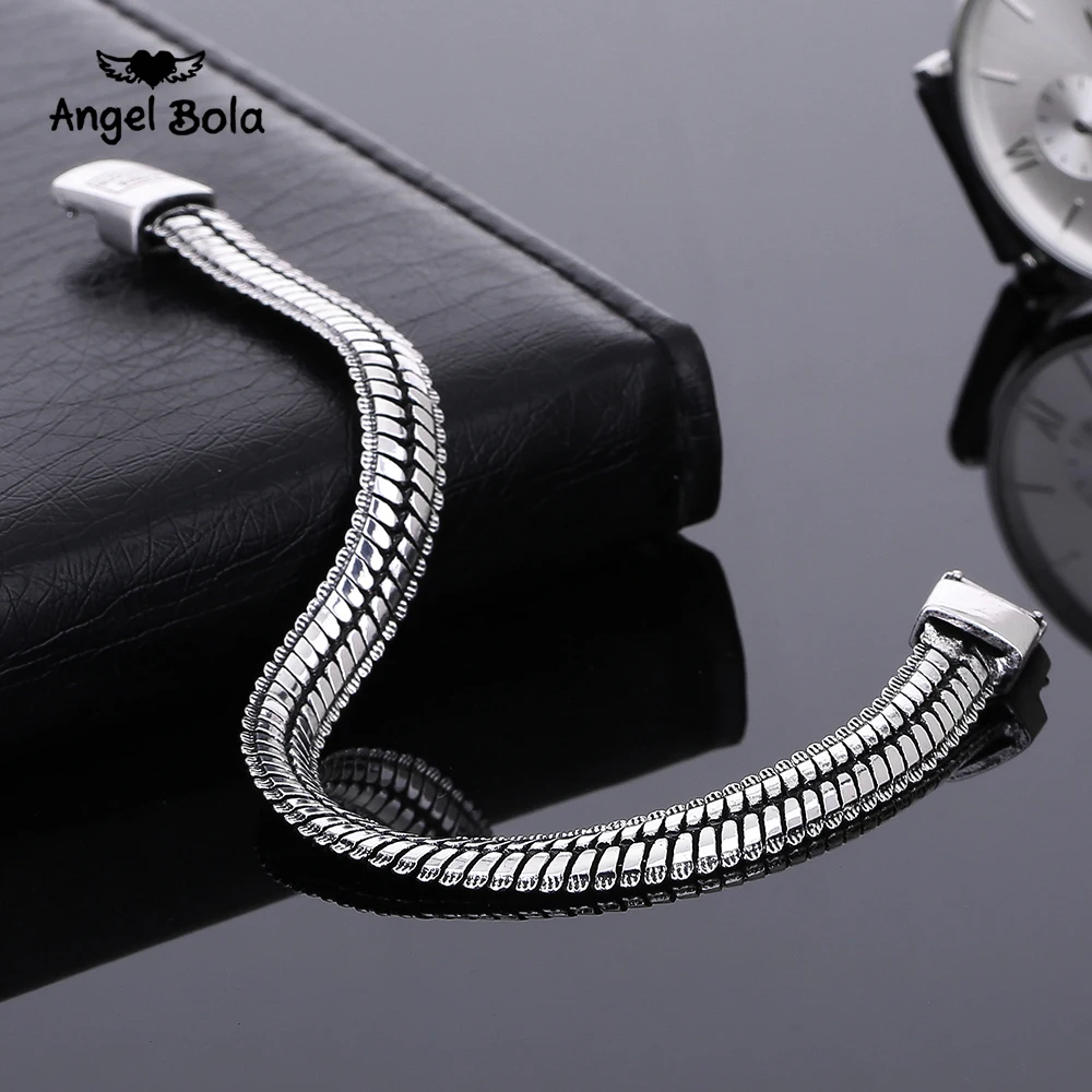 Men Bracelet Wristbands Jewelry Buddha-Accessory Gifts Silver-Color Brazalet Ancient