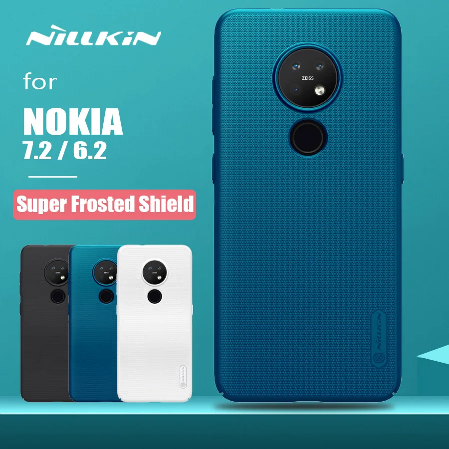 

for Nokia 7.2 6.2 Case Nillkin Super Frosted Shield Ultra-Thin Hard PC Matte Back Cover Capa for Nokia 7.2 6.2 Nilkin Phone Case