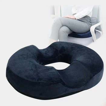 

Lumbar Care Caudal Vertebra Protect O Shape Cushion Pad Chair Coccyx Pillow Zipper Prevent Hemorrhoid Removable Home Pain Relief