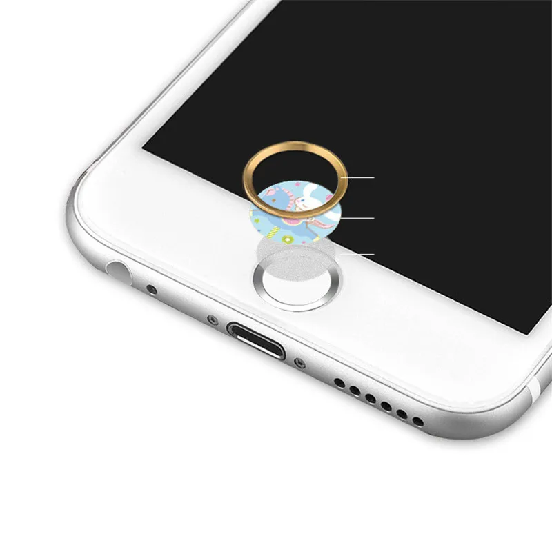 Наклейки на кнопки отпечатков пальцев для iphone 5 SE 6 6s легко наклеиваются и распознаются наклейки Высокое качество защита задней кнопки телефона