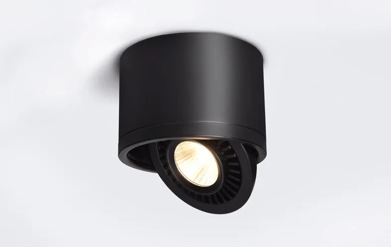 天花灯吸顶_明装射灯led天花灯吸顶免背景墙过道玄关灯北欧cob服装店筒灯---阿里巴巴_07