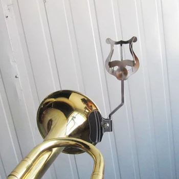 

Clamp On Accessories Folder Stand Portable Trumpet Trombone Marching Lyre Sheet Music Clip Fixing Holder Brass Instrument Metal