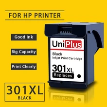 UniPlus 301XL Замена для hp 301 XL hp 301 Чернильный Картридж с черными чернилами для hp принтера 1000 1010 1011 1012 1015 1050 1051 2510