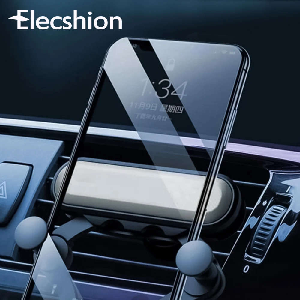 

Universal Gravity Car Phone Stand No Magnetic Car Phone Holder Air Vent Mount Mobile Phone Stand For iPhone X XS Max For Samsung
