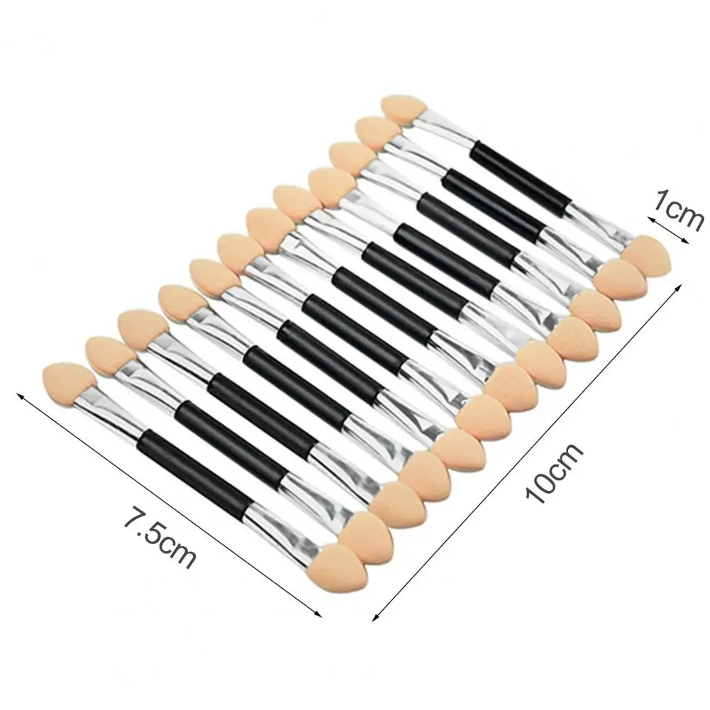 12 pcs Disposable Eyeshadow Brushes Make up Dual Sided Sponge Applicator Double Ended Eye Shadow Brush makeup brush set makeup brush makeup tool set makeup tool