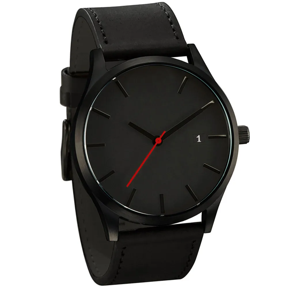

Popular Watch Men Low-key Minimalist Connotation Leather Watchband Vintage Watch Men's Quartz Wristwatch Men Relogio Masculino