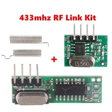 

Aokin 433 Mhz Superheterodyne RF Receiver and Transmitter Module 433Mhz Remote controls For Arduino uno Wireless module Diy Kits