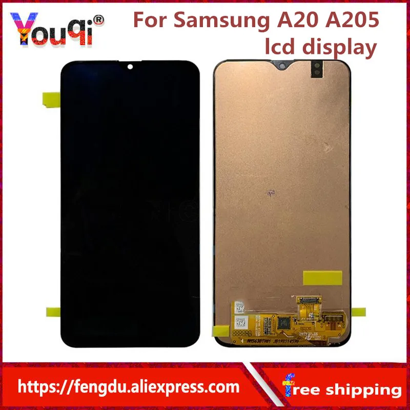 

Youqi 6.4" LCD For Samsung Galaxy A20 A205 SM-A205F LCD Display Screen replacement for Galaxy A20 A205 A205F display
