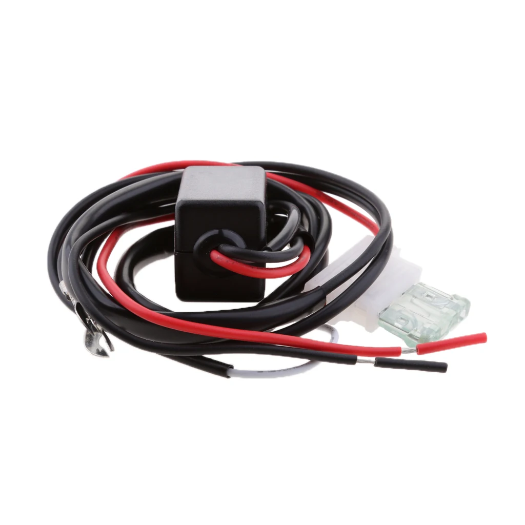 

Car LED Daytime Running DRL Light Automatic ON/OFF Controller Box Relay Kit