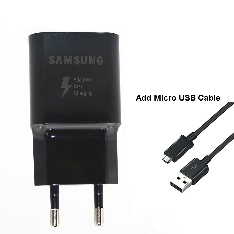 fast wireless charger Original Samsung Fast Charger 18W QC 3.0 Charge Adapter For Galaxy M21 A10 J3 J5 j7 A3 A5 A7 2016 Note 2 4 5 S4 S6 S7 EDGE Phone fast wireless charger Wireless Chargers