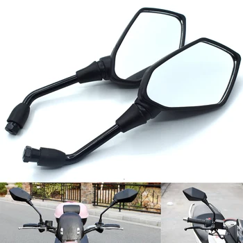 

Universal 10mm motorcycle rearview mirror large size mirror black For KTM 390 200 125 Duke RC125 RC200 RC390 RC8 RC8R
