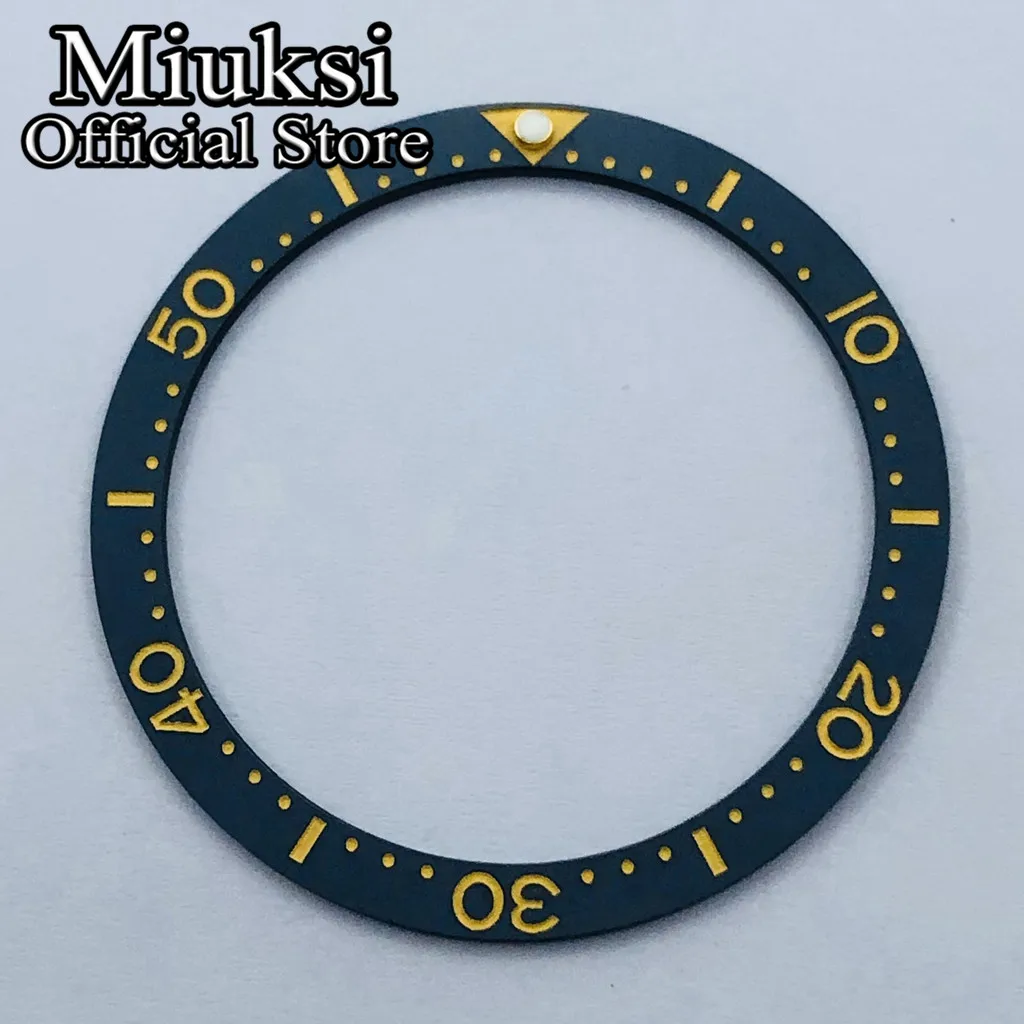 Premium Stainless Steel & Ceramic Bezel Insert – 38mm Replacement Watch Accessory