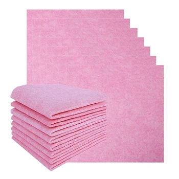 

20Pcs Kitchen Cleaning Cloth Anti-Grease Rags Coconut Shell Absorbent Dishcloth Microfiber Wipe Table Towel for Kitchen