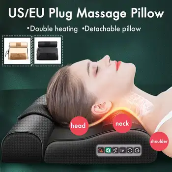

Neck Massager Car Home Cervical Shiatsu Massage Infrared Neck Back Waist Body Electric Multifunctional Massage Pillow Cushion