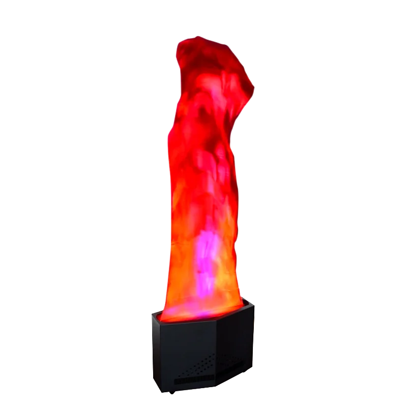 Fire Flame Light Светодиодный светильник с огненным пламенем, 1,1 метров, красный шелк, 36 шт. x 10 мм, эффект огня, сценический светильник, DJ оборудование, китайская машина - Цвет: Fire Flame Light