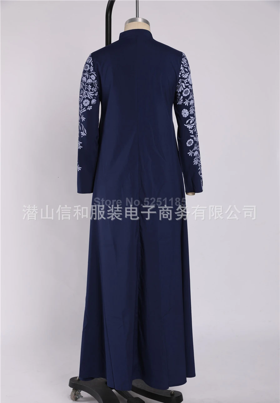 Женская мусульманская одежда abaya Арабский мусульманский хиджаб длинное платье-Кафтан Caftan одеяние мусульмане Longue Vestidos Дубай Jurk Макси платья