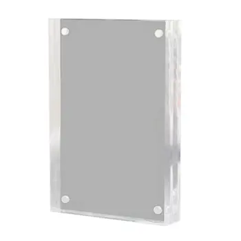 

Magnetic Acrylic Picture Frame Crystal Clear Free Standing Desktop Photo Frame