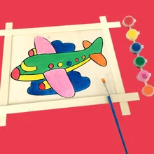 Mu kuang hua Well каллиграфия и живопись с крючком мульти-шаблон образовательный блокнот граффити акварель гуашь