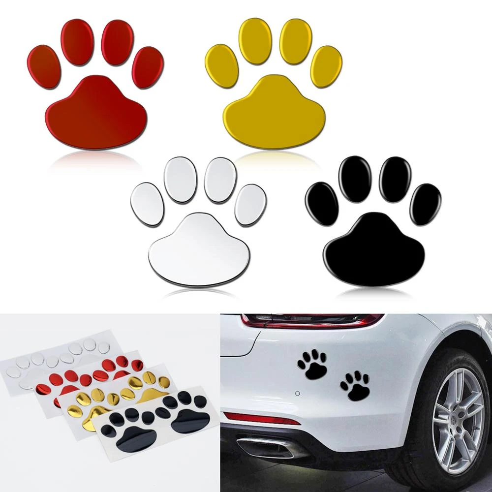 Montgomery Flock Støjende Car Sticker Cool Design Paw 3D Animal Dog Cat Bear Foot for Infiniti  Mitsubishi ASX Outlander Lancer 10 Ford Focus 2 3 MK2 Kuga|Interior  Mouldings| - AliExpress