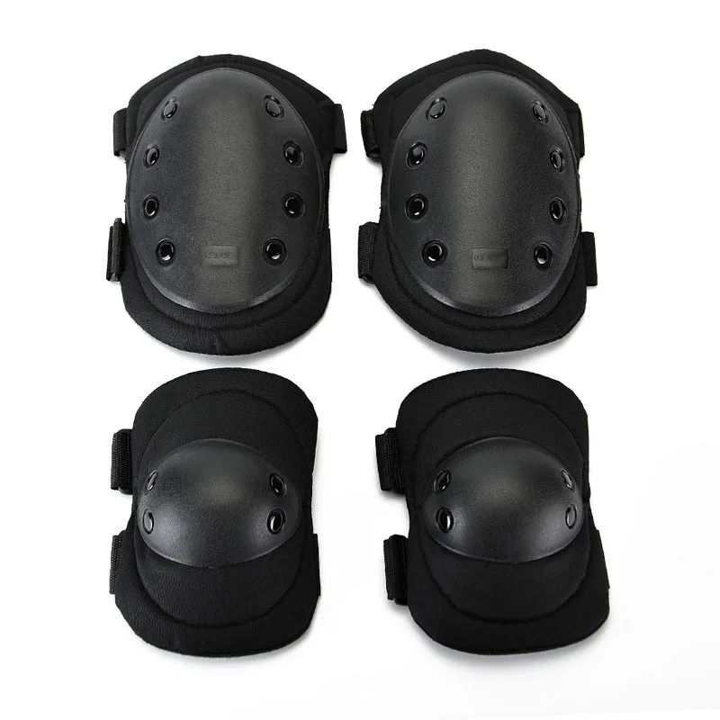 

Protector Outdoor Field Equipment Tactical Knee Pads Kneecaps Suit Knee Pads + Elbow Pads