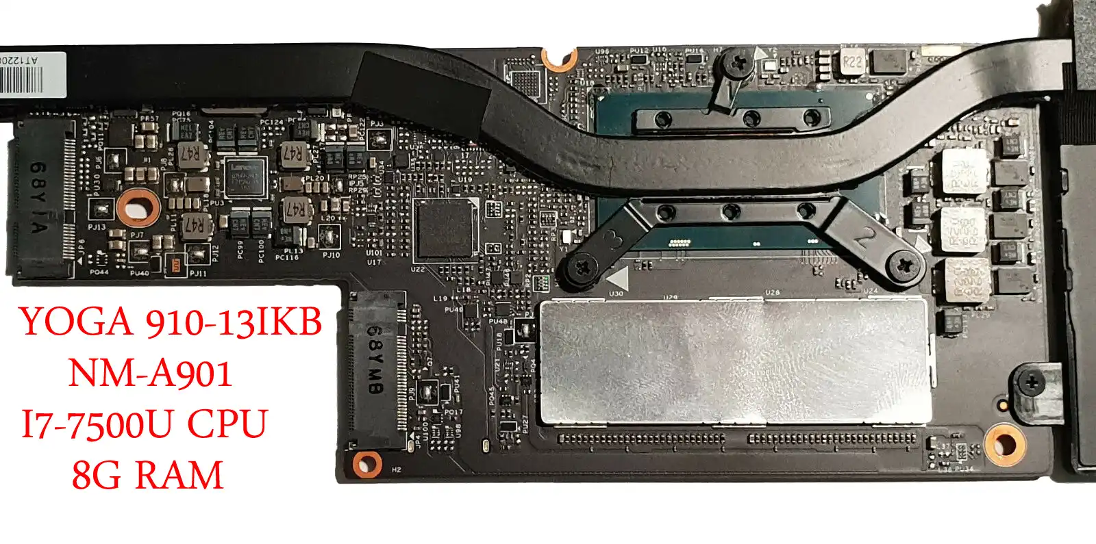 Holytime Laptop Motherboard For Lenovo Yoga 910 13ikb Nm 01 5bm I7 7500 Cpu 8g Ram 100 Tested Laptop Motherboard Aliexpress