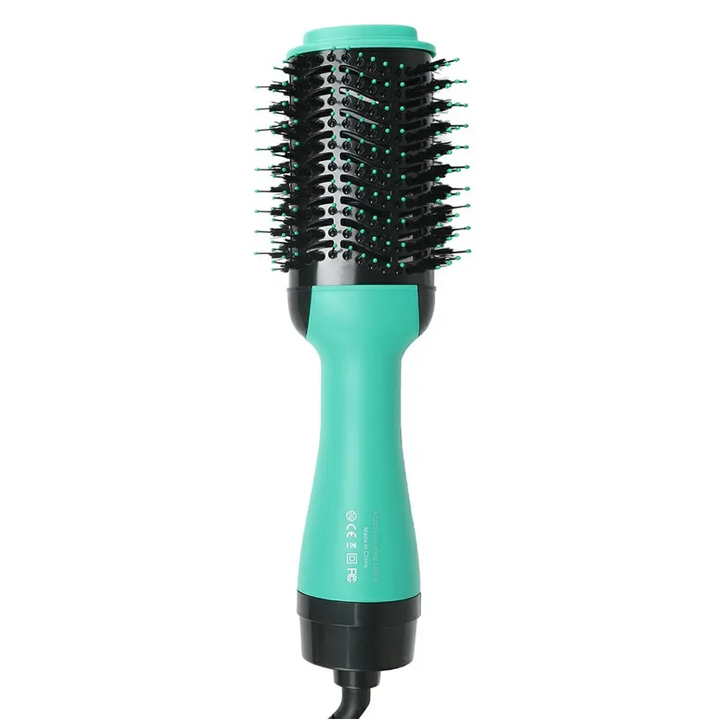 

Hot Air Comb Multifunctional Negative Ion Blow Comb Straight Hair Hair Styling Comb Green European Rules