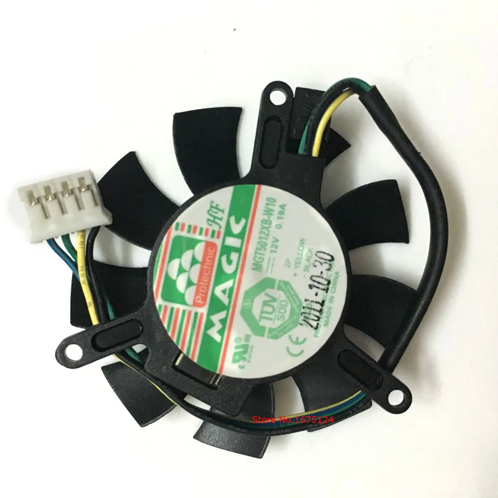 45 мм 4pin MGT5012XR W10 VGA охлаждающий вентилятор для Leadtek Квадро K620 PNY P400 P600 P620 P1000 Графика