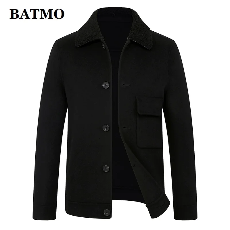 BATMO Новое поступление шерстяные мужские куртки, мужские шерстяные пальто, большие размеры M-5XL FND906-1