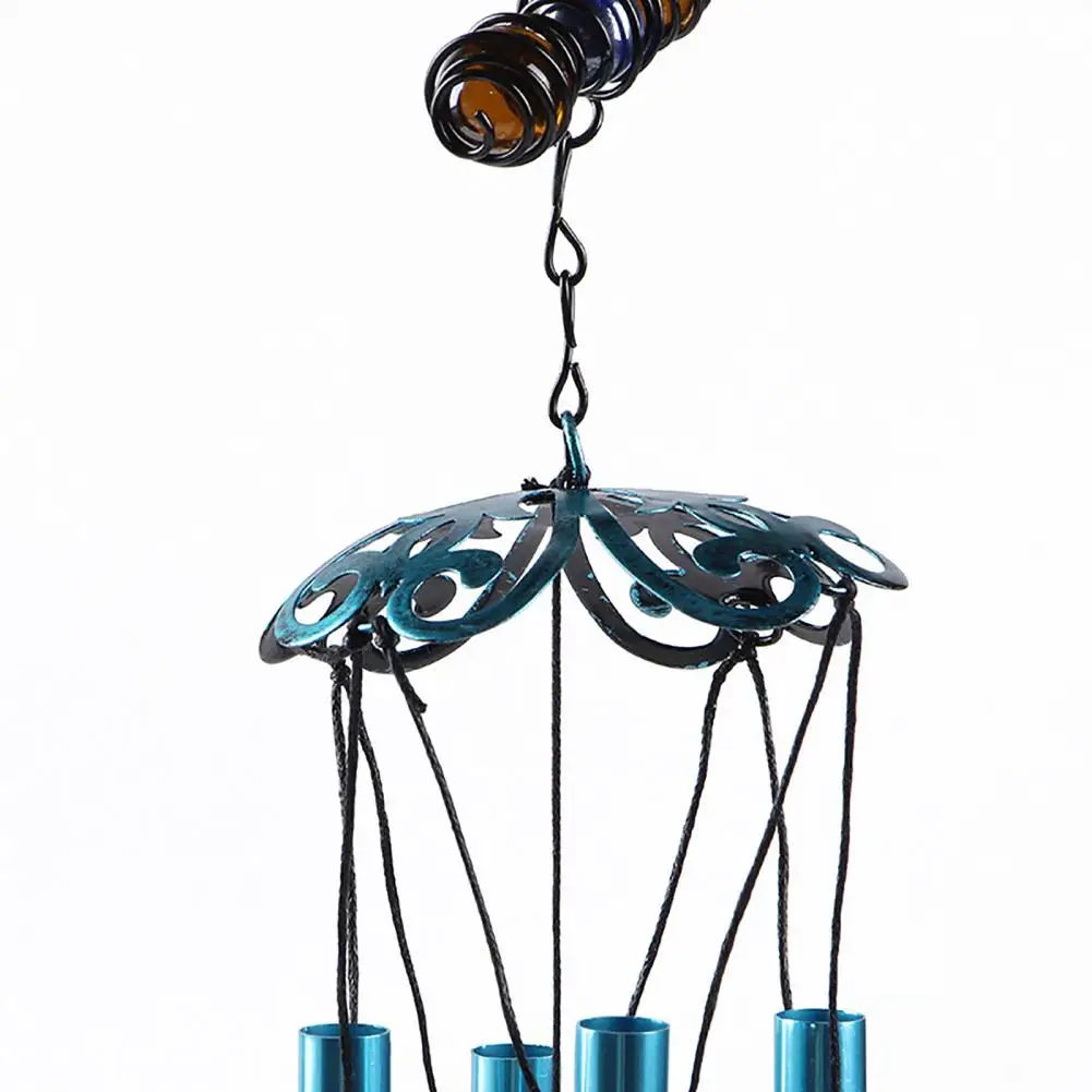 Wind Chime Decorative Unique Angle Pattern Design Metal Outdoor Angel Wind-bell Indoor Hanging Decoration