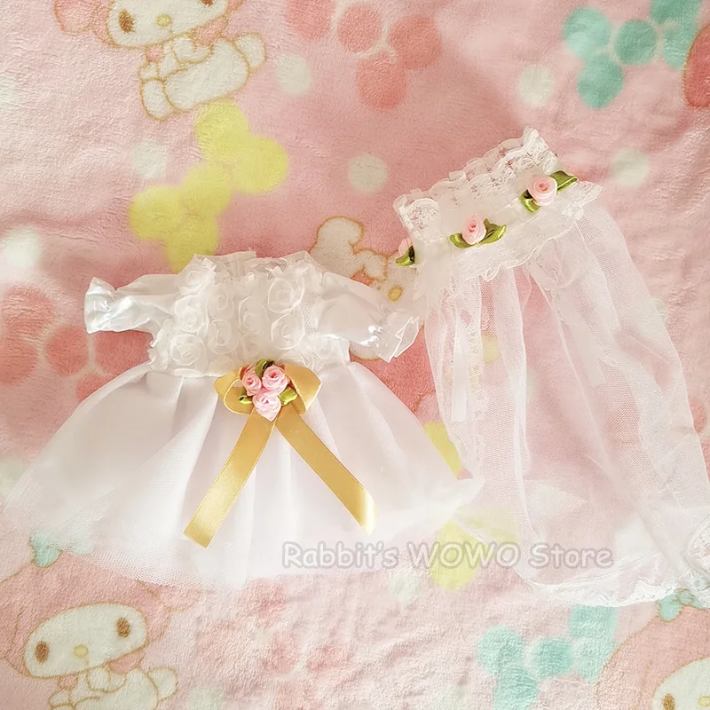 Doll Clothes Fit 25cm Baby Dolls 1/6 BJD Doll  Accessories New Born Outfits Cute Dress Suit Girls Children Gifts 7
