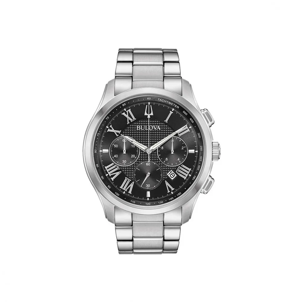Кварцевые наручные часы Bulova/bulova 96B288 Мужские аксессуары на браслете с хронографом