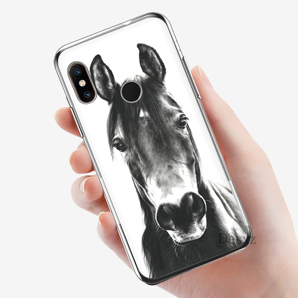 Чехол для телефона для Xiaomi mi CC9 CC9E 9T mi x 2 S, 6, 8, 9, SE A1 A2 5X 6X макс 3 A3 Pro Lite чехол конь перламутровая втирка для ногтей