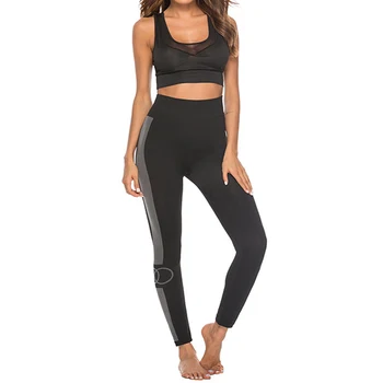 

Black gray Women Leggings with Hip Quick drying Workout Fitness Leggings Ladies Neon High Wais Glow In The Dark Trousers Pants