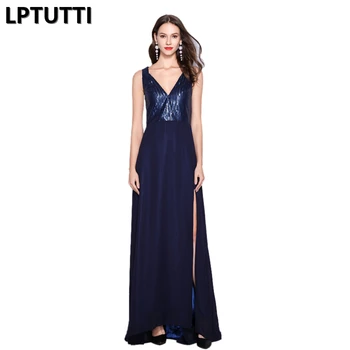 

LPTUTTI Sequin New For Women Elegant Date Ceremony Party Prom Gown Formal Gala Events Luxury Long Evening Dresses