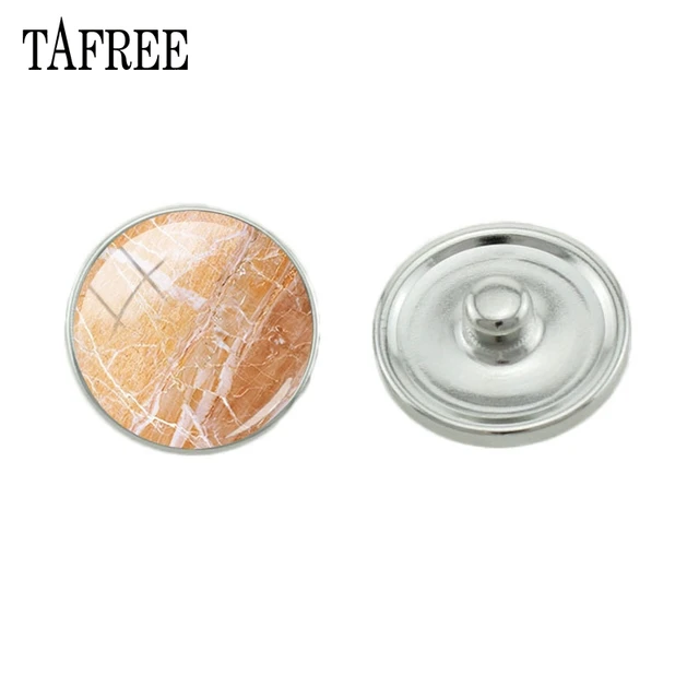 Tafree 10mm 16mm 18mm Marble Texture Diy Glass Gems Cabochon Snapbutton Metal Jewelry Findings 5pcs Lot Mb02 Jewelry Findings Components Aliexpress