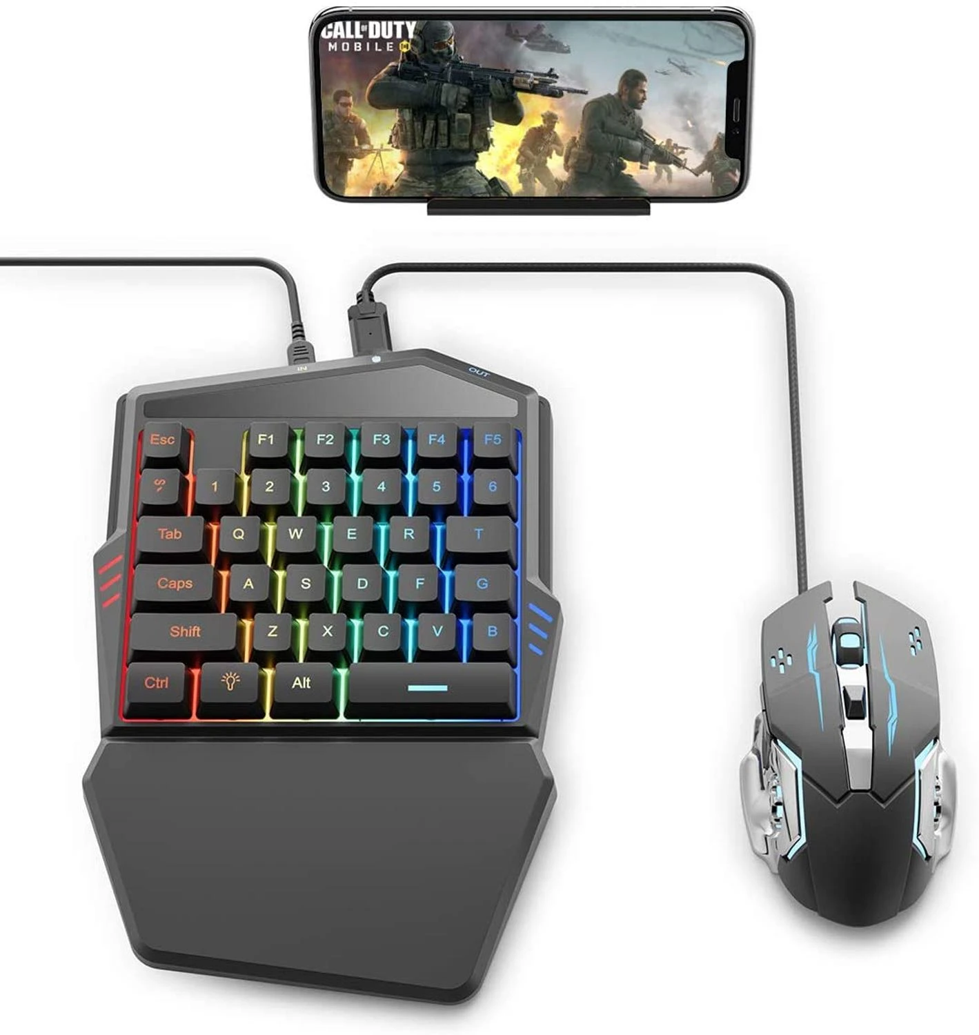 Ifyoo Bluetooth Keyboard And Mouse Controller Converter Build In For Iphone Ipad Ios Android Os Mobile Game Pubg Call Of Duty Keyboards Aliexpress