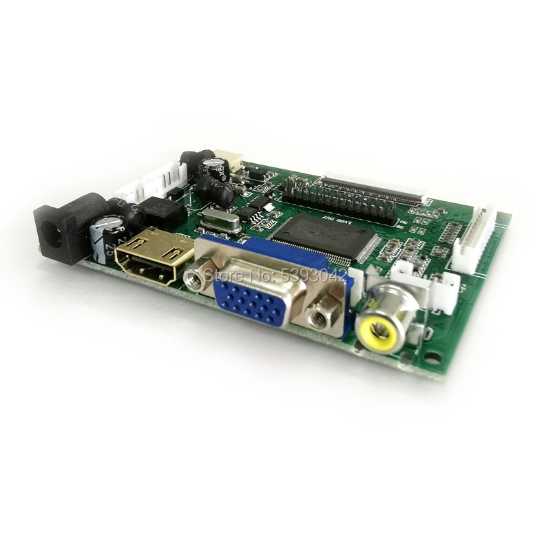 Для LTN156AT05 1366*768 2AV+ HDMI+ VGA+ пульт дистанционного управления 15," кабель низковольтной дифференциальной передачи сигналов 40-контактный ноутбуки панель WLED ЖК-дисплей экран контроллер привод доска DIY kit