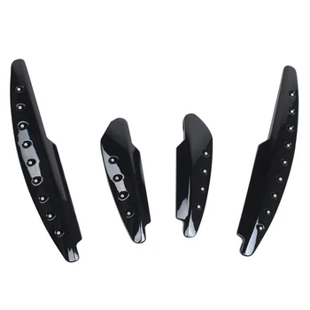 

4pcs Car Door Anti-Collision Strip Guard Edge Corner Protector Guards Buffer Trim Molding Protection Strip Anti-Scratch Car Styl
