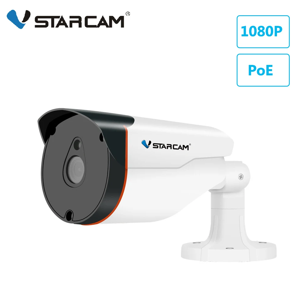 Ip камера Vstarcam PoE 2.0MP 1080 P наружная Водонепроницаемая Wifi пуля наружняя Камера