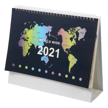 

1Pc Desk Calendar 2021 Calendar Tabletop Calendar Creative Calendar Notepad