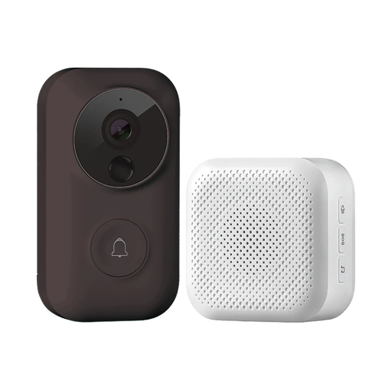 Безопасность 720P HD zero AI идентификация лица ИК Видео дверной звонок набор обнаружения движения домофон бесплатное Облачное хранилище голосовое зарядное устройство Talk