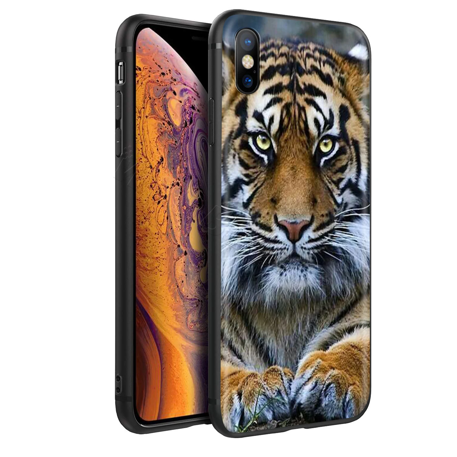 Webbedepp модный леопардовый чехол с тигром для Apple iPhone 12 Mini 11 Pro XS Max XR X 8 7 6 6S Plus 5 5S