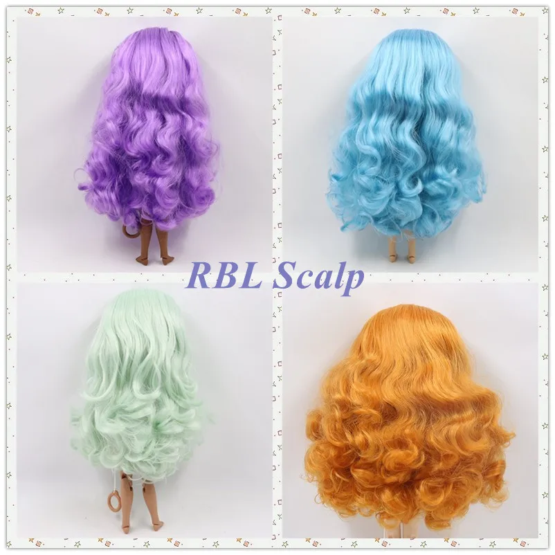 Парик для кукол DBS bjd Fortune Days Blyth 1/6 волосы головы включая жесткий эндоран серия 02