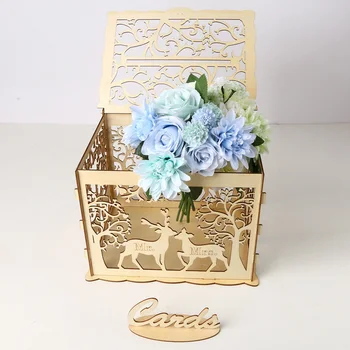 

Wedding Gift Card Post Wooden Collection Wooden Box Beautiful Wedding Decoration For Birthday Party